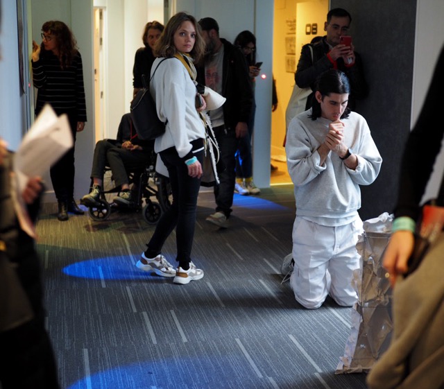 Hybrid Art Fair, Madrid, 2020, Performance Domingo Chaves