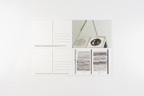 Footnotes I have never seen. A postcard book by Robin Waart with Alejandro Cesarco, Kajsa Dahlberg, Vincent Fecteau, Goda Palekaitė, Claudia de la Torre, Andrew Witkin. Photo: Ayako Nishibori. ISBN 978-90-829362-4-7